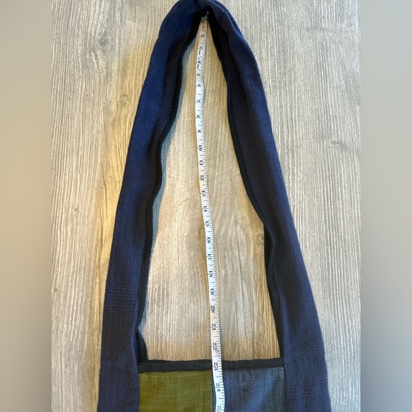 Bohemian Purse Multicolored Zippered Made In Nepal By Avatar 100% Cotton Pocket. - Picture 7 of 10